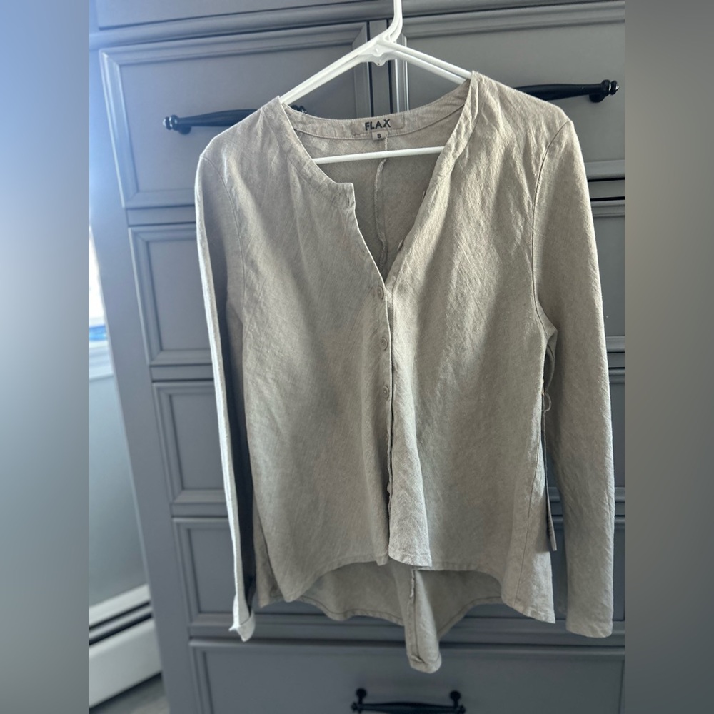 NWT FLAX Button Down Shirt/Jacket